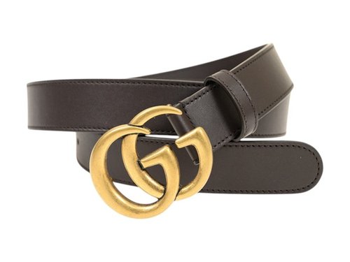 Gucci GG Marmont Thin 30 IN Belt - Brown