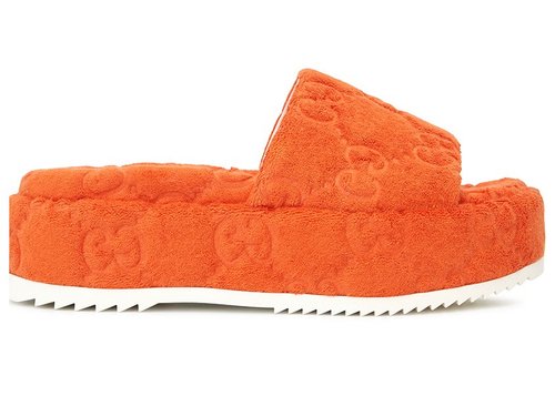 Gucci GG Platform Sandal - Orange - 700599-U2O00-7519