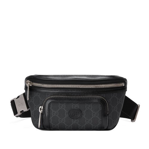 Gucci GG Rètro Belt Bag - Black - 68293392THN