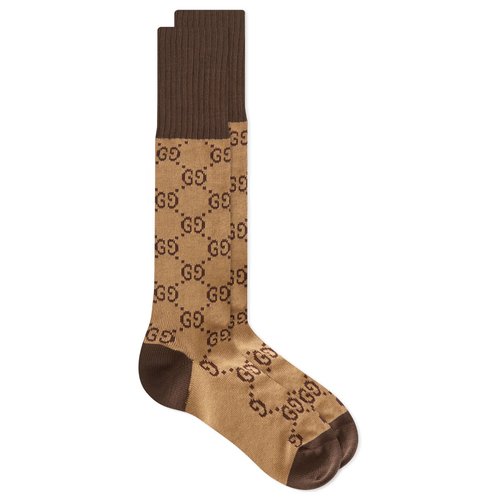 Gucci Gg Sock - Brown - 471093-4G592-9764