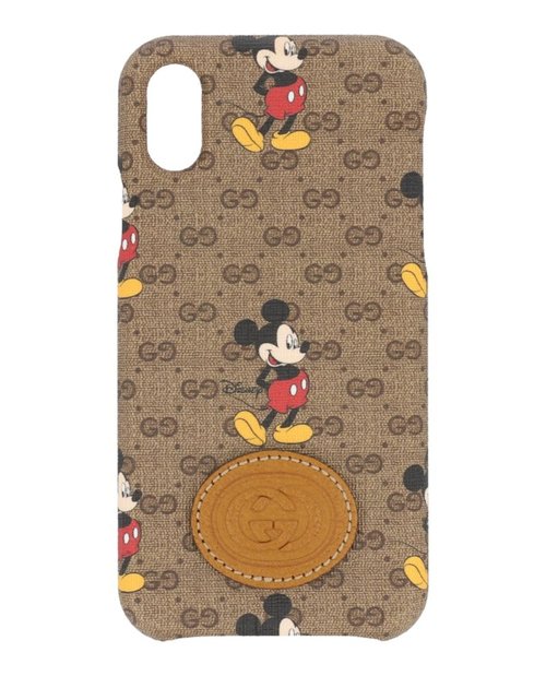 Gucci GG Supreme Mickey iPhone X/XS Case - Brown - 602551-HWYAM-8559
