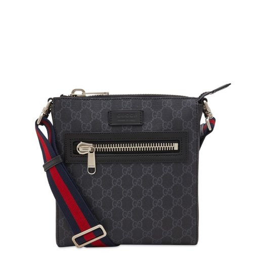 Gucci GG Supreme Small Messenger Bag - Black - 523599-K5RLN-1095
