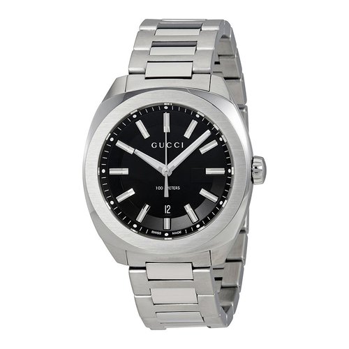 Gucci GG2570 Dial Watch YA142301 - Black/Silver Tone - YA1423-1 DIA-ETER