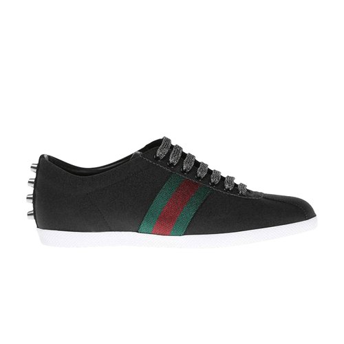 Gucci Glitter Web Stud Low - Black/White - 419712-KW040-1074