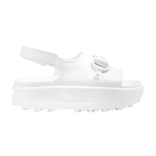 Gucci Horsebit Flatform Sandal - White - 742435-JAAC9-9014