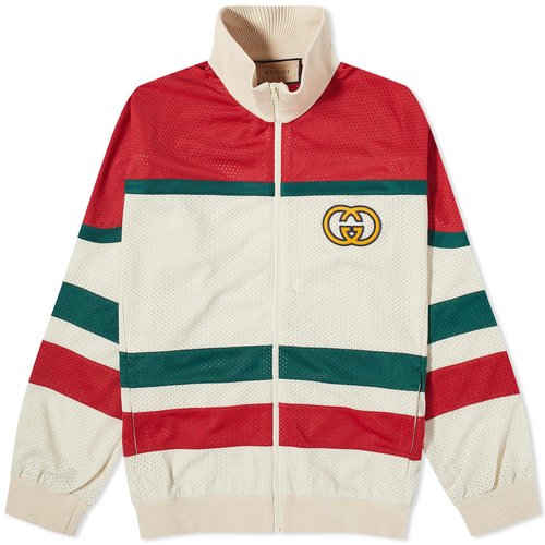 Gucci Interlock GG Track Jacket - Ivory - 737369-XJFFK-9212