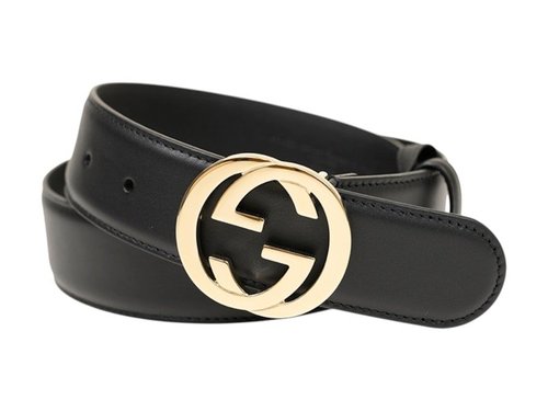 Gucci Interlocking G Belt Light Goldtone - Black