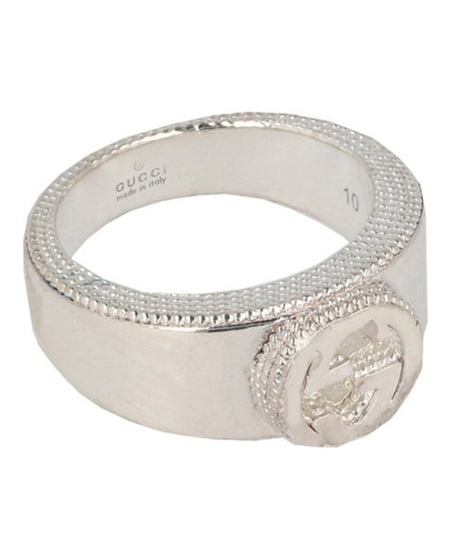 Gucci Interlocking G Ring - Silver