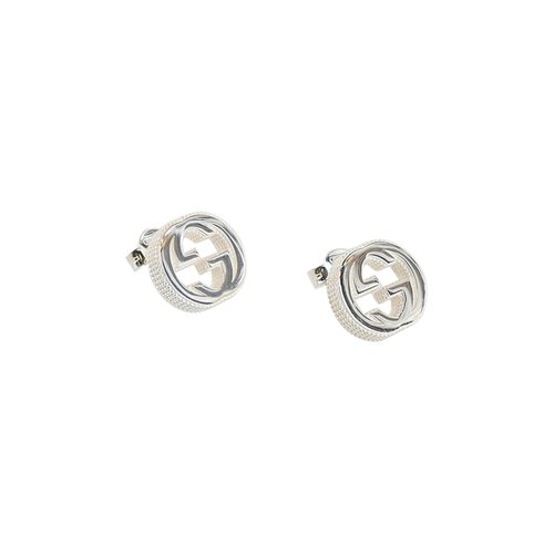 Gucci Interlocking G Textured Stud Earrings - YBD479 227001