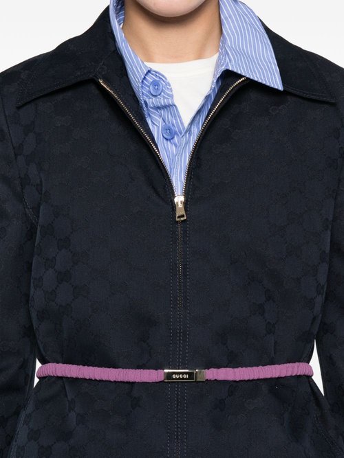 Gucci Jackets Blue Polyester Mix - 851889-ZAQXT-474