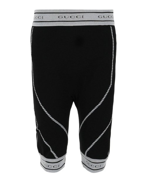 Gucci Jacquard Tubular Jersey Shorts - Black - 702557-XJEHG-1070