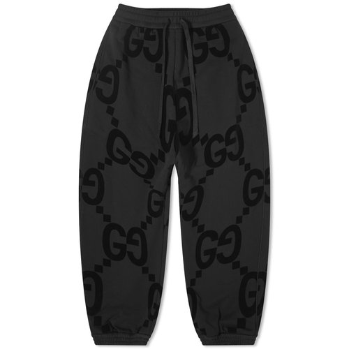 Gucci Jumbo GG Flocked Sweat Pants - Black - 768502-XJF37-1868