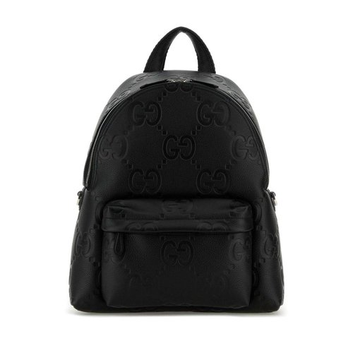 Gucci Jumbo Gg Leather Gg Backpack - Black - 819065AAEIC 1000 35,5