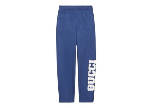 Gucci LogoPrint Drawstring Track Pants - Blue - 694110-Z8A0M-4307