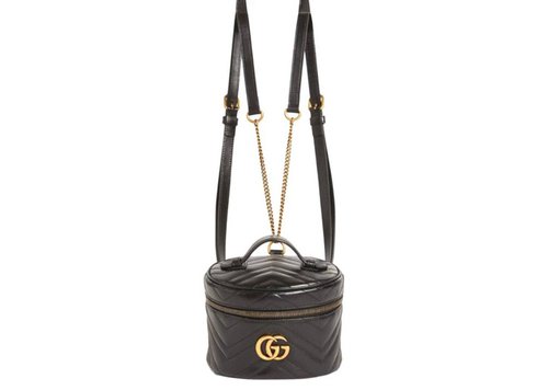 Gucci Marmont GG Backpack - Black