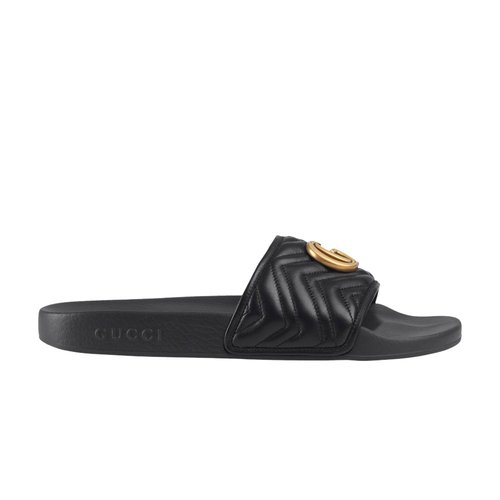 Gucci Matelasse Slide - Black - 603701-0R030-1000