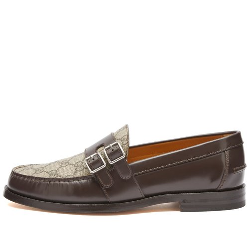 GG Men's Leather Loafer Black Cowhide 721602