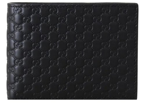 Gucci MicroGuccissima Bifold Wallet MicroGuccissima - Black