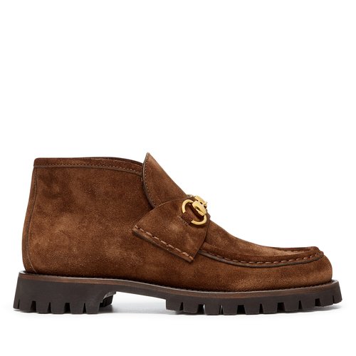 Gucci Horsebit Ankle Boot - Washed Brown - 764206-0PV00-2206