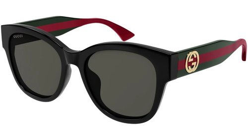 Gucci Navigator Ladies Sunglasses GG1866SK 001 56 - Black/Green/Grey - GG1866-K 001-56 6