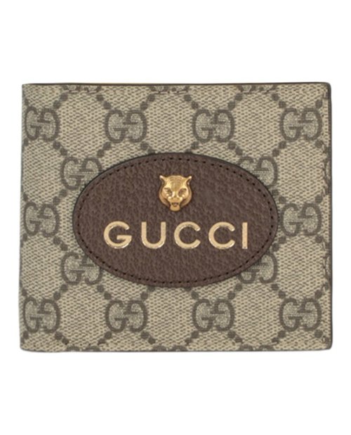 Gucci Neo Vintage BiFold Wallet - Ebony/New Maple Crop
