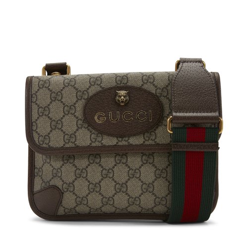 Gucci Neo Vintage Messenger GG Supreme Small - Beige/Ebony