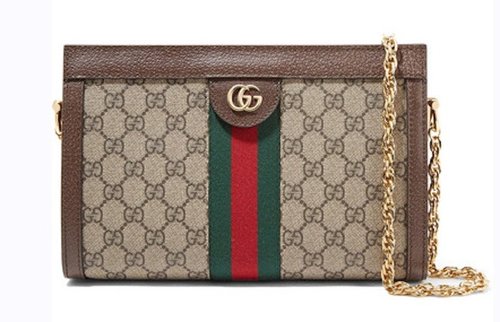 Gucci Ophidia Convertible Clutch GG Web Small - Brown