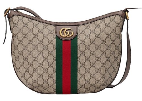Gucci Ophidia GG Shoulder Bag Small - Beige/Ebony