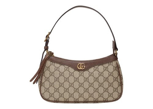 Gucci Ophidia Handbag Small GG Supreme - Beige/Ebony