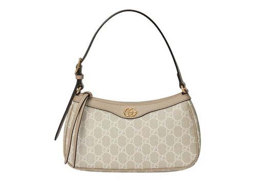 Gucci Ophidia Handbag Small GG Supreme - Beige/White
