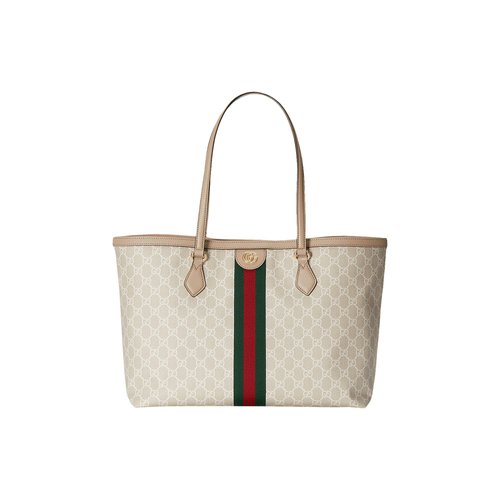 Gucci Ophidia Medium GG Tote - Beige/White - 631685-UULAG-9682