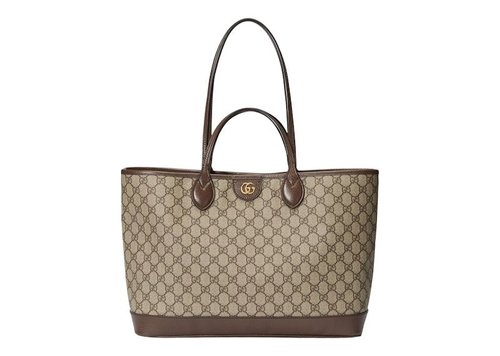 Gucci Ophidia Medium Tote Bag - Beige/Ebony