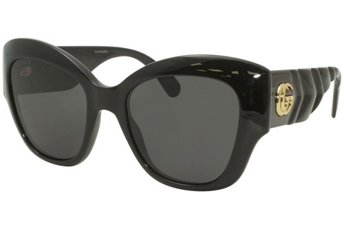 Gucci Oversized Sunglasses - Black (Gg0808S/001/Fr)