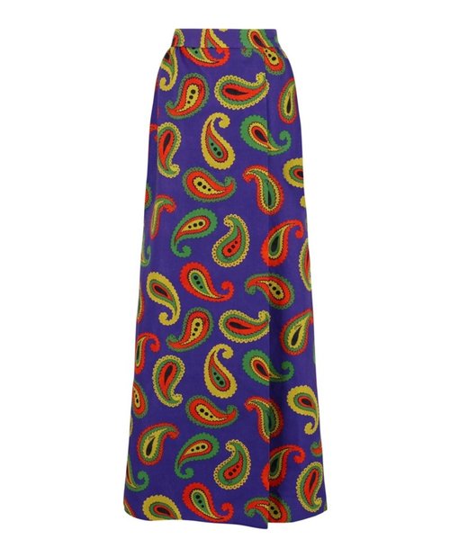 Gucci Paisley Printed Canvas Skirt - Multicolor - 647314-ZAGIK-5079