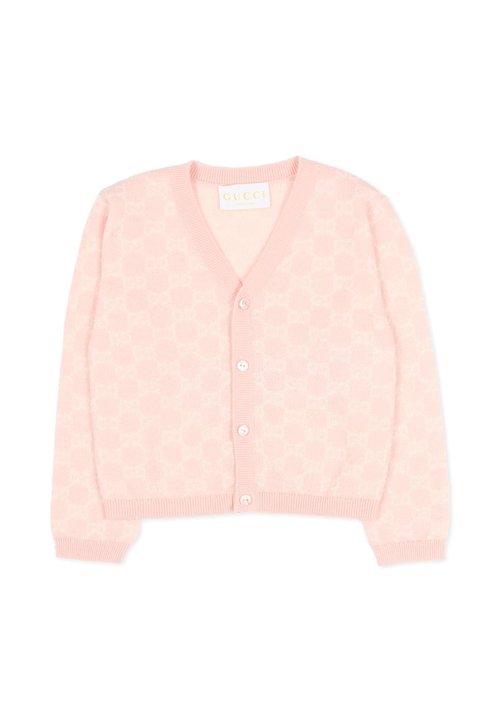 Gucci Pink Cardigan For With Gg - 834348-XKEZP-5012
