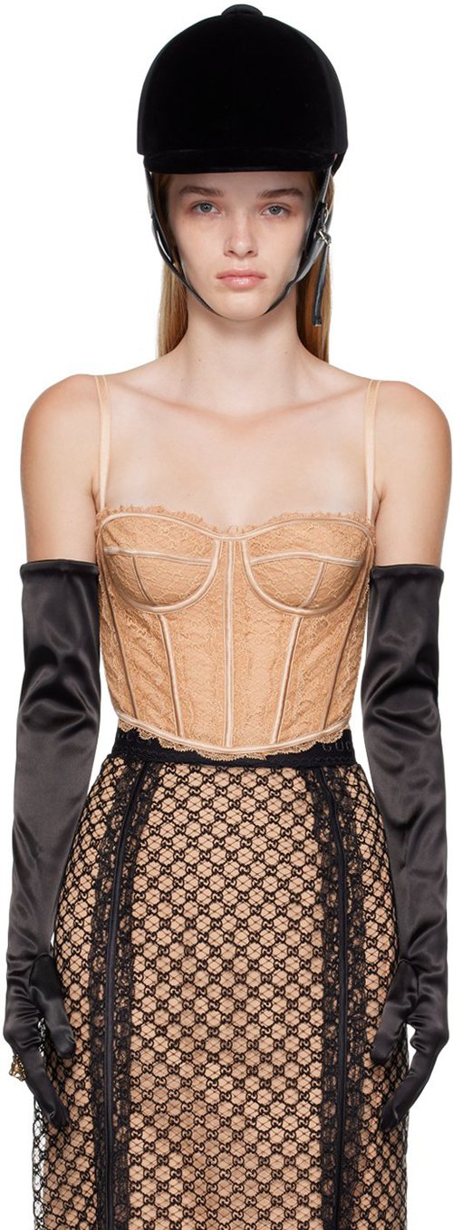 gucci pink corset