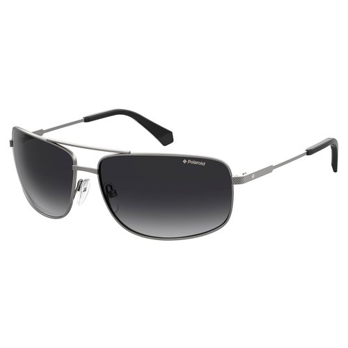 Gucci Polarized Shaded Rectangular Sunglasses PLD 2101/S 0R80/WJ 63 - Grey - PLD 2101/S 0R80/WJ 63