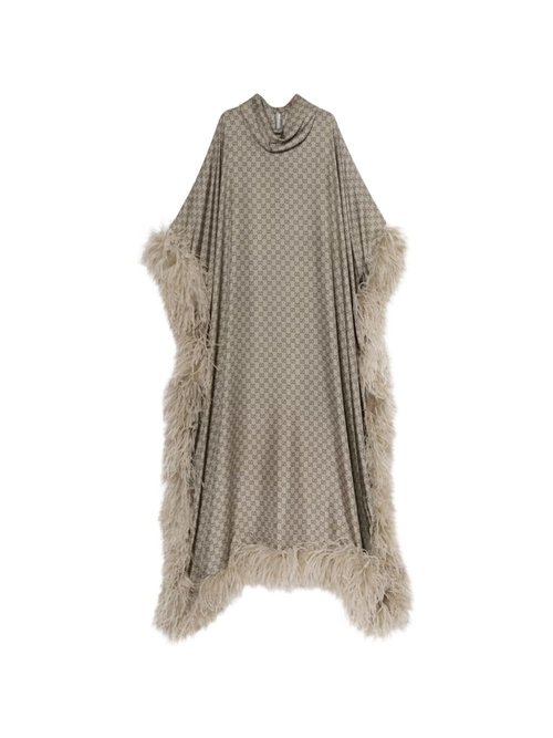 Gucci Printed Silk Long Kaftan Dress - 861013-ZAUUN-2270