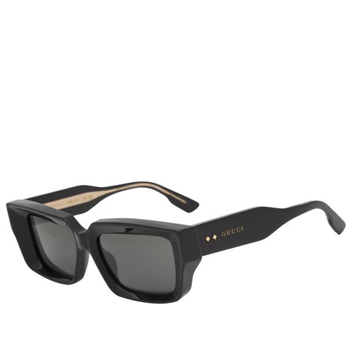 Gucci Rectangular Sunglasses - Black-Black-Grey - GG1529S-001