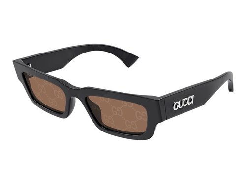 Gucci Rectangular Sunglasses - Grey Grey/Brown (Gg1838S/005)