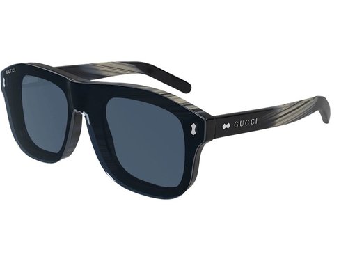 Gucci Rectangular SunglassesGG1712S - Black/Black (Gg1712S/003)