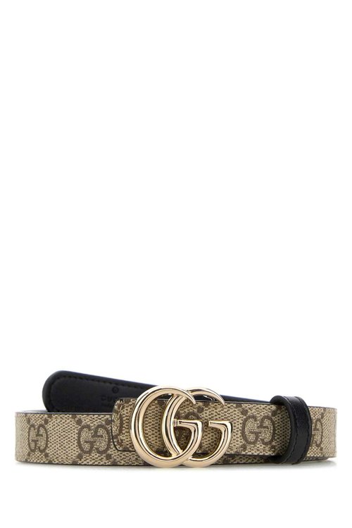 Gucci Reversible Gg Marmont Belt - Beige/Black - 847132-FAFCN-9759