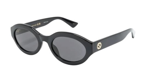 Gucci Round Frame GG1579S001 Sunglasses - Black