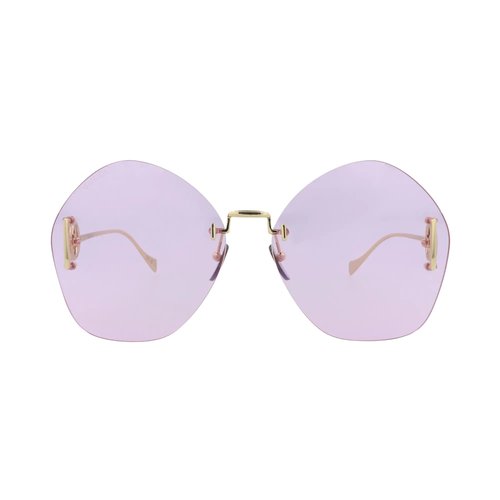 Gucci Round Frame Metal Sunglasses - GG1203S 30013411 001