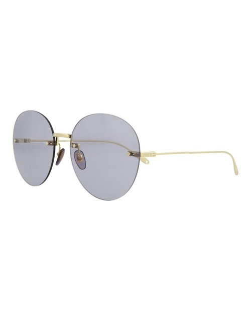 Gucci Round Oval Sunglasses/30012724006 - Gold/Violet (Gg1149S