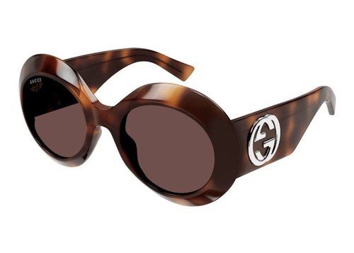 Gucci Round Sunglasses - Havana/Brown (Gg1647S/009)