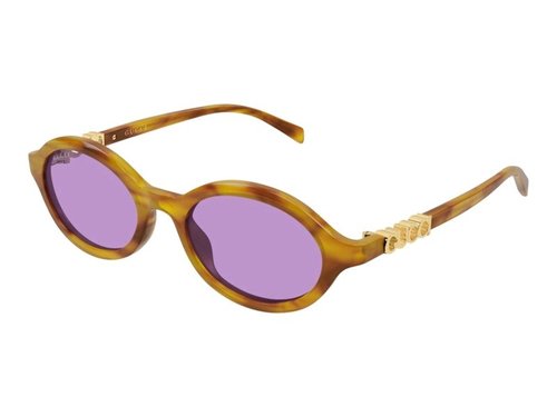 Gucci Round Sunglasses - Havana/Violet (Gg2153S/004)
