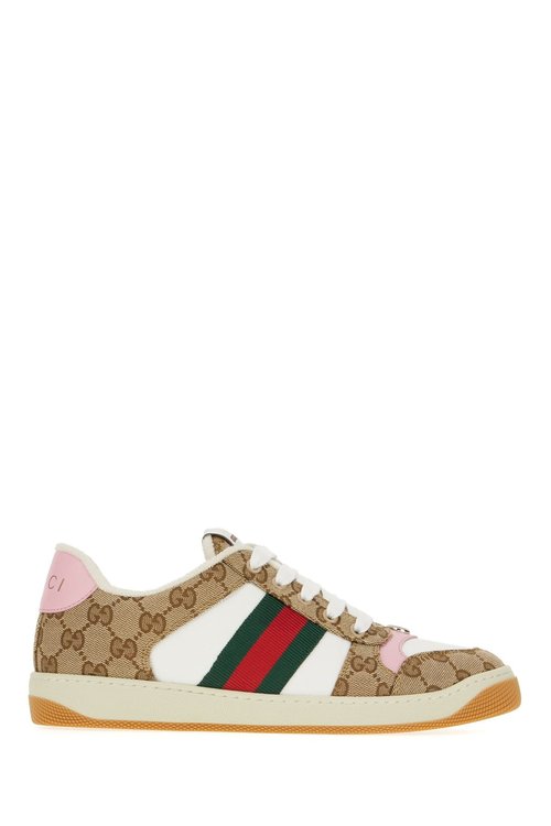 Gucci Screener - Beige/Dark Brown - 817276-FAD3U-9750