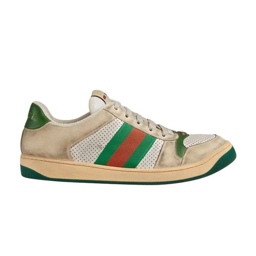 Gucci Screener Distressed - Off White/Green/Red - 546163-0YI20-9582