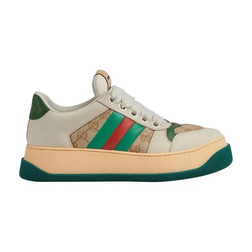 Gucci Screener - Beige/Ebony/Green - 777106-AAC72-9554